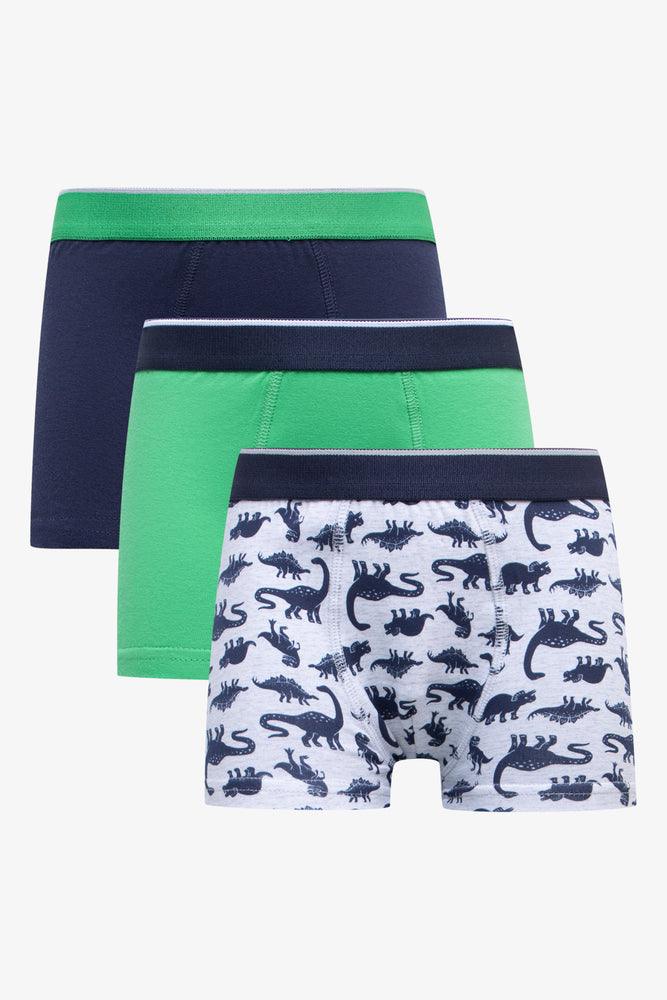 3 Pack Boxers Green