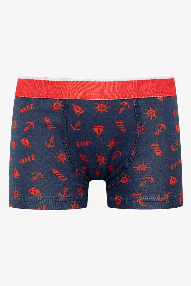 3 Pack Ocean Adventure Boxers Red