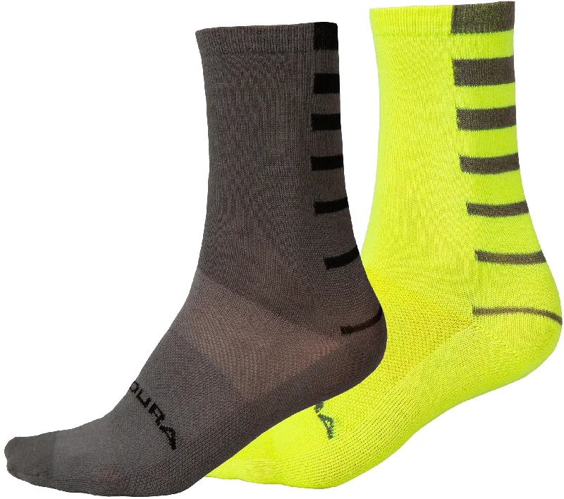 Endura Coolmax Stripe (2 Pack) Cycling Socks - Multi