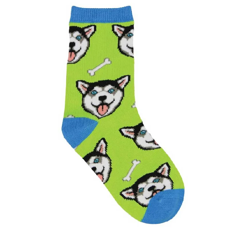 Kids' Happy Husky Socks