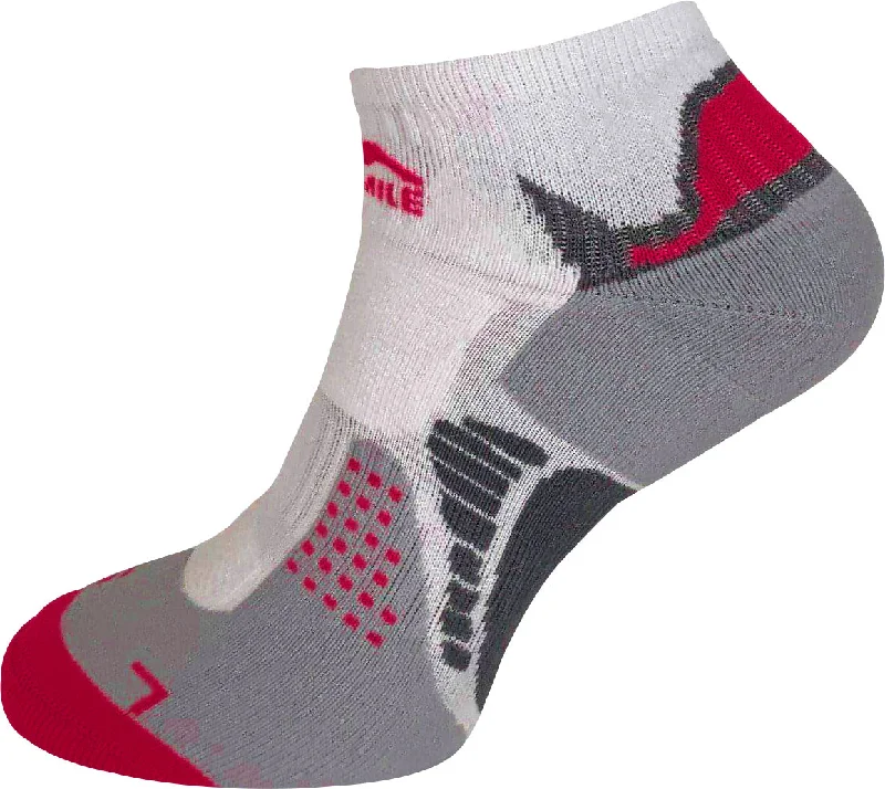 More Mile San Diego Running Socks - White