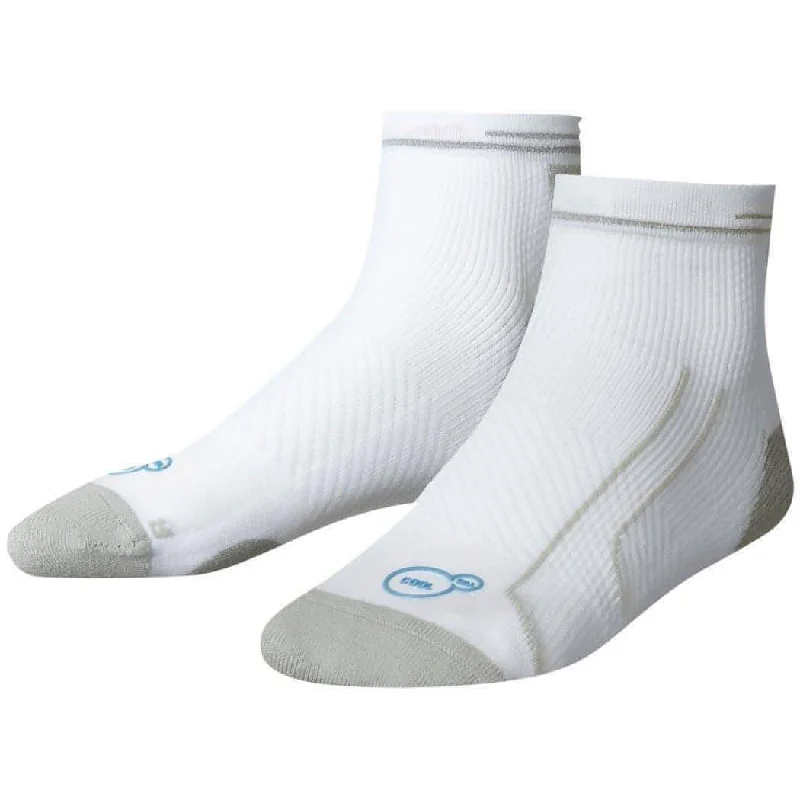 Puma Performance + R Light Quarter Running Socks - White