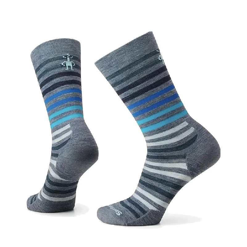 Smartwool Men's Spruce Street Crew Socks in Pewter Blue