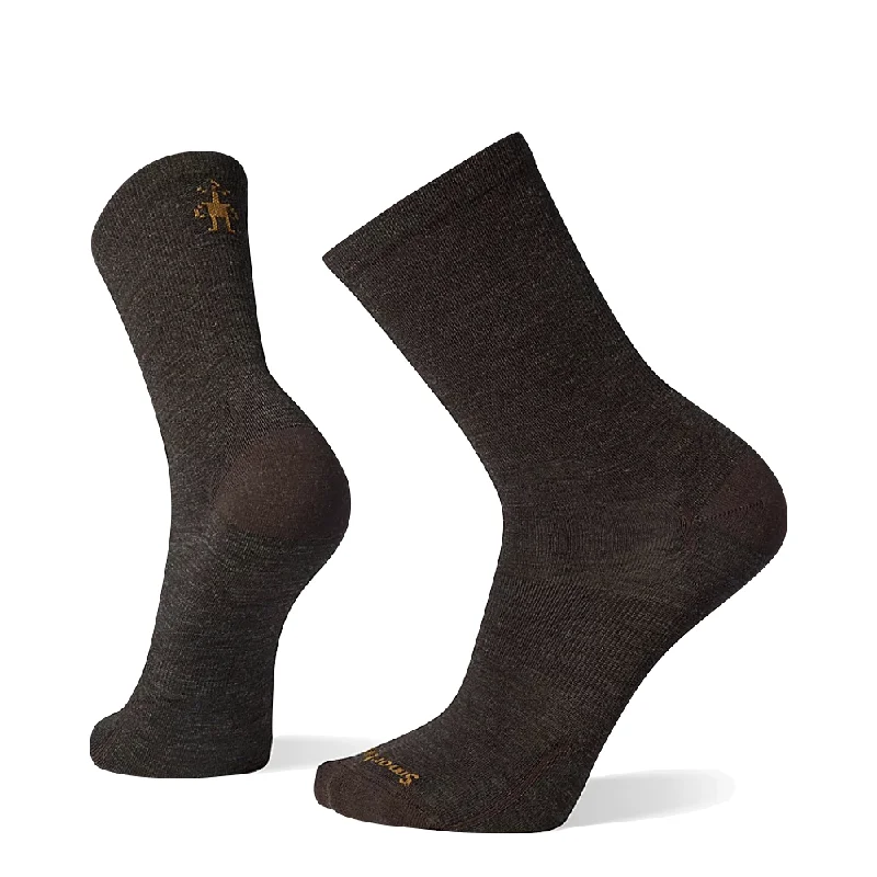 Smartwool Men's Zero Cushion Everyday Anchor Line Crew Socks in Chestnut