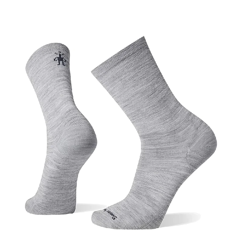 Smartwool Men's Zero Cushion Everyday Anchor Line Crew Socks in Light Grey