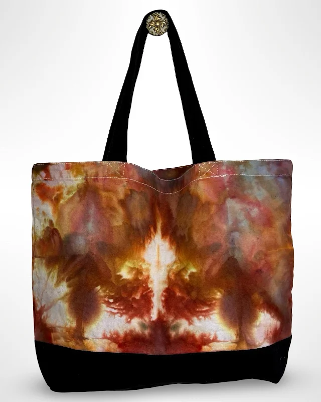 Tie Dye Canvas Tote Bag - Phoenix