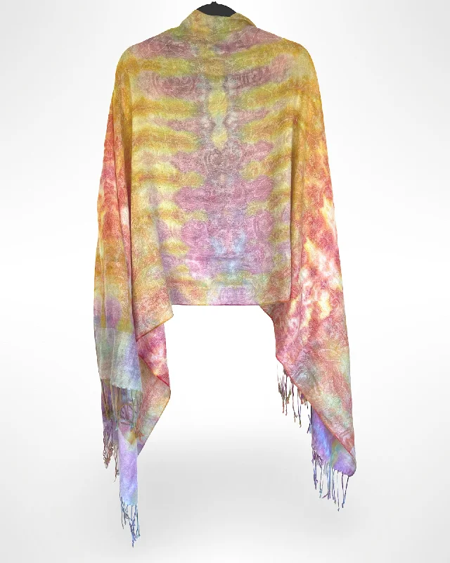 Tie Dye Pashmina Shawl