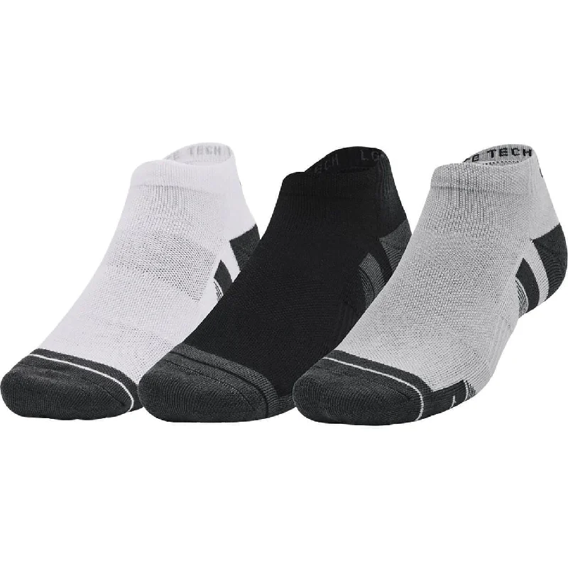 Under Armour Performance Tech (3 Pack) Low Cut Socks - Grey