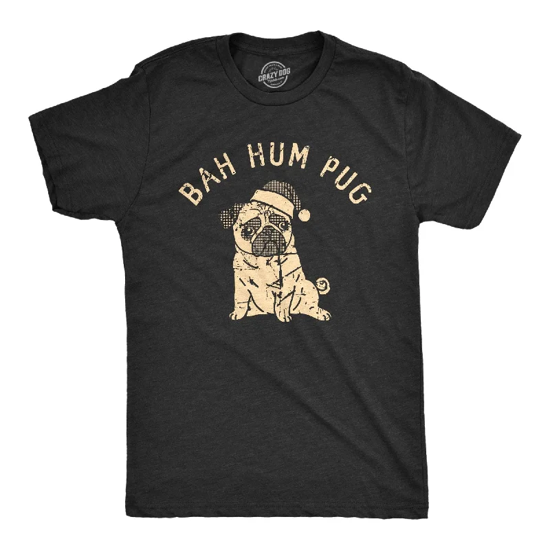 Bah Hum Pug Men's T Shirt