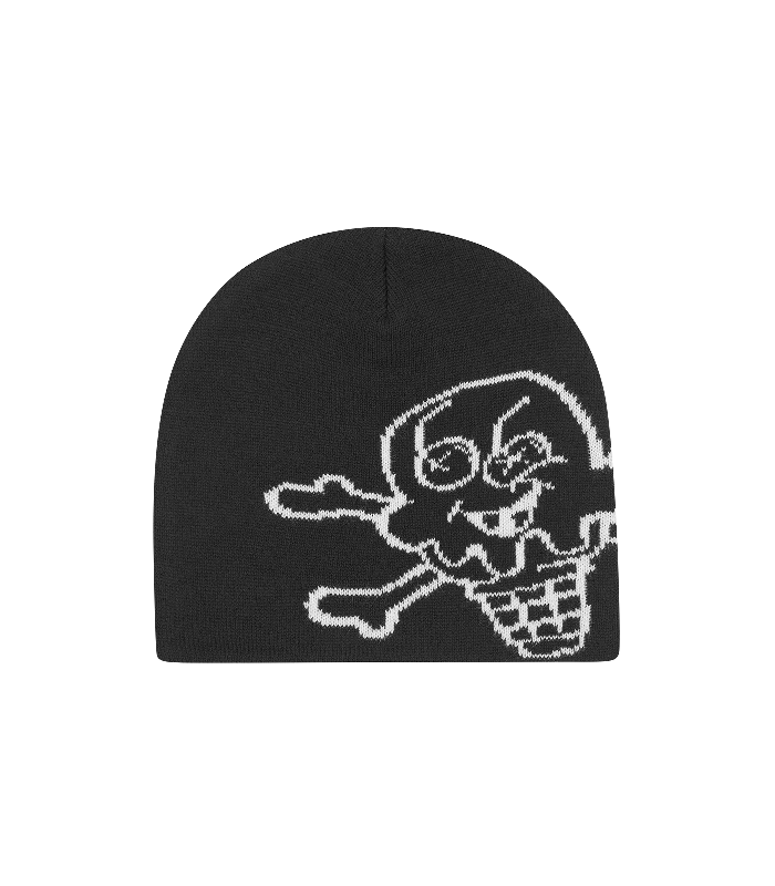 CONES & BONES BEANIE - BLACK