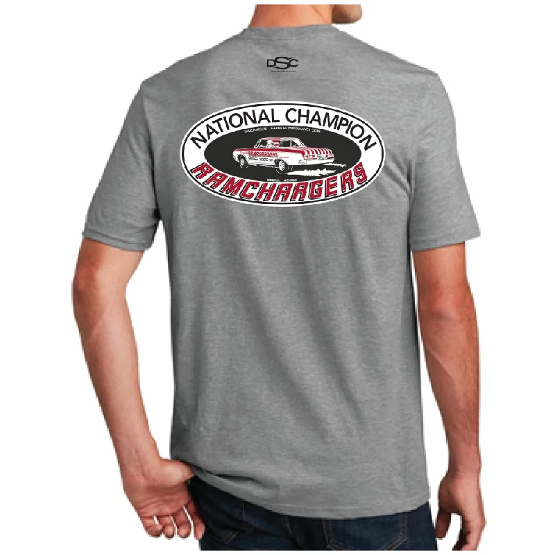 Mens Ramchargers National Champion T-shirt (Heather Grey)