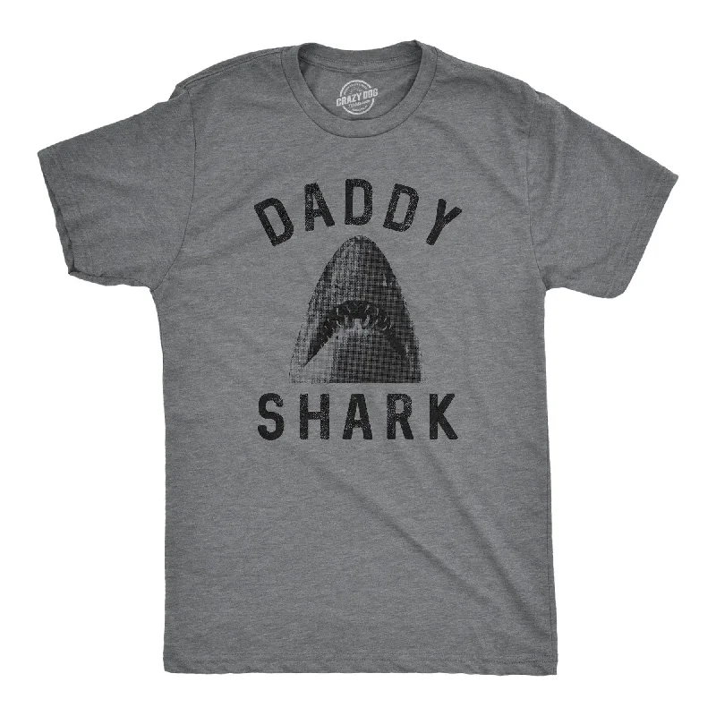 Daddy Shark Face Men's T Shirt