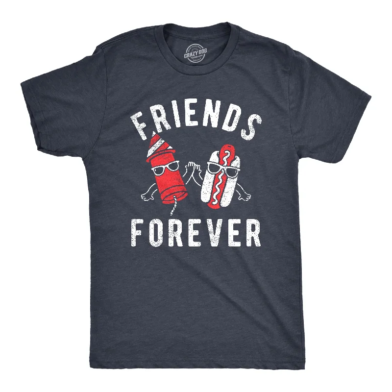 Friends Forever Firecracker Hot Dog Men's T Shirt