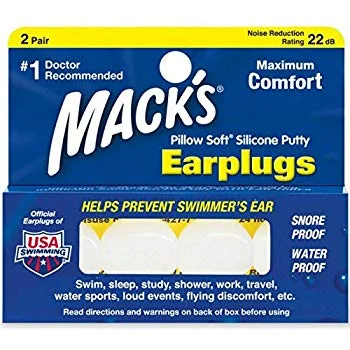 Mack's Pillow Soft Silicone Putty Ear Plugs