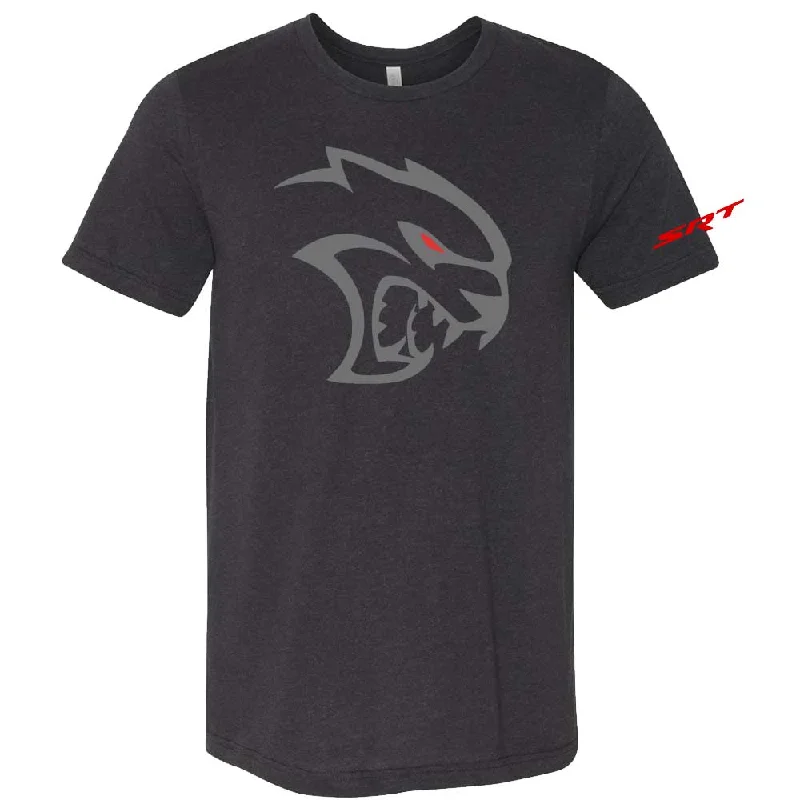 Mens Dodge SRT Hellcat REDEYE T-shirt - Heather Black Triblend