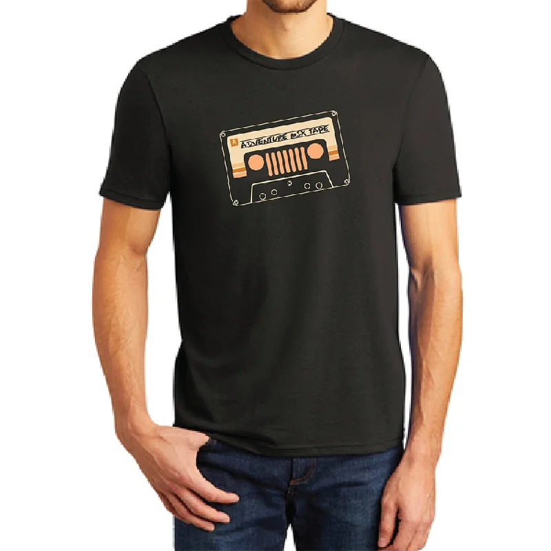 Mens Jeep® Adventure Mixtape T-Shirt - Black