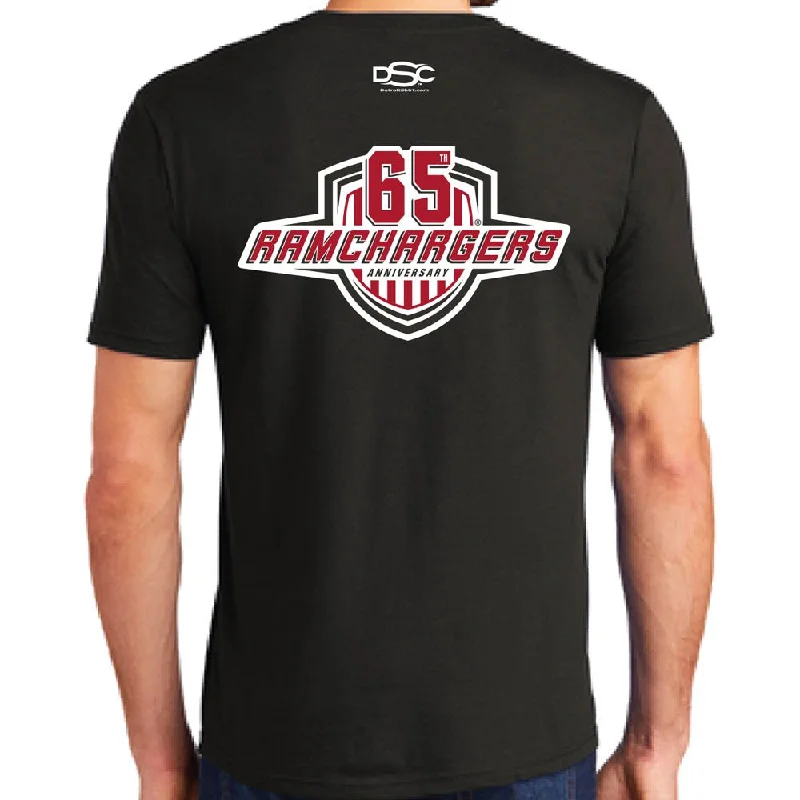 Mens Ramchargers 65th Anniversary Logo T-shirt - Black