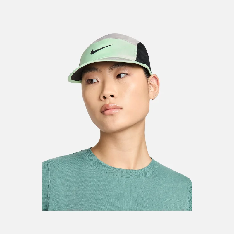 Nike Dri-FIT Fly Unstructured Swoosh Cap -Light Iron Ore/Vapour Green/Black