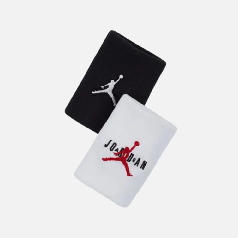 Nike Jordan Jumpman Terry Wristband -Black/White/Gym Red/Black