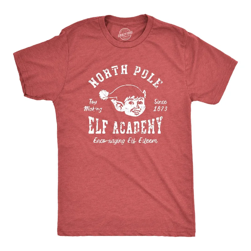 North Pole Elf Academy Men's T Shirt