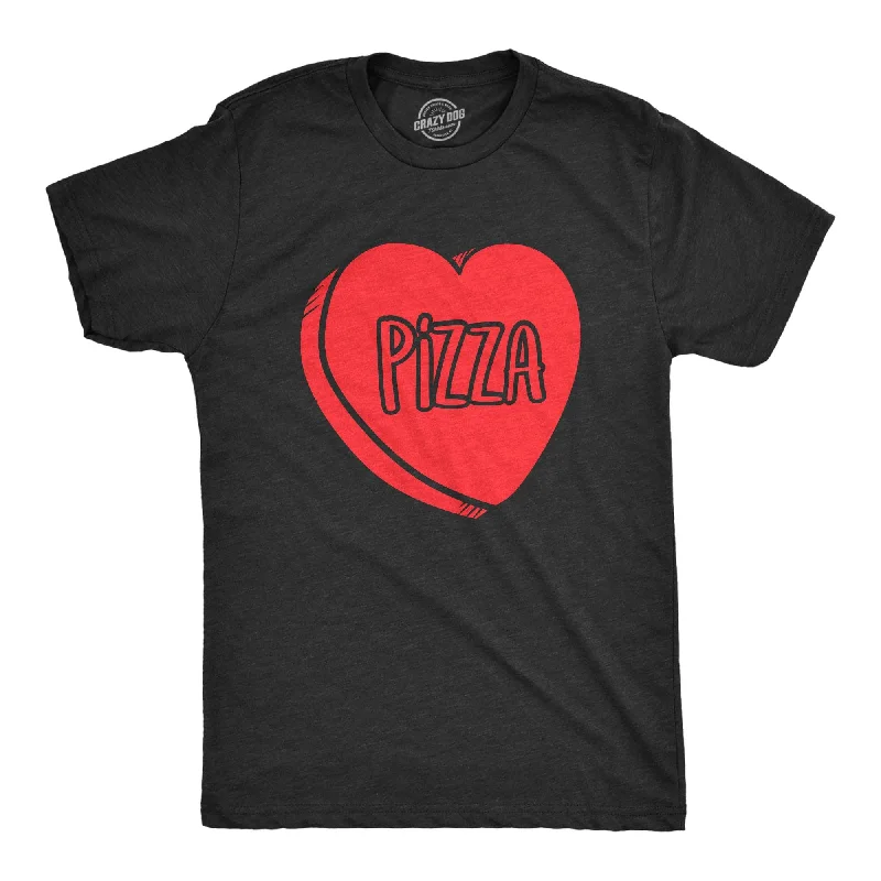 Pizza Candy Heart Men's T Shirt