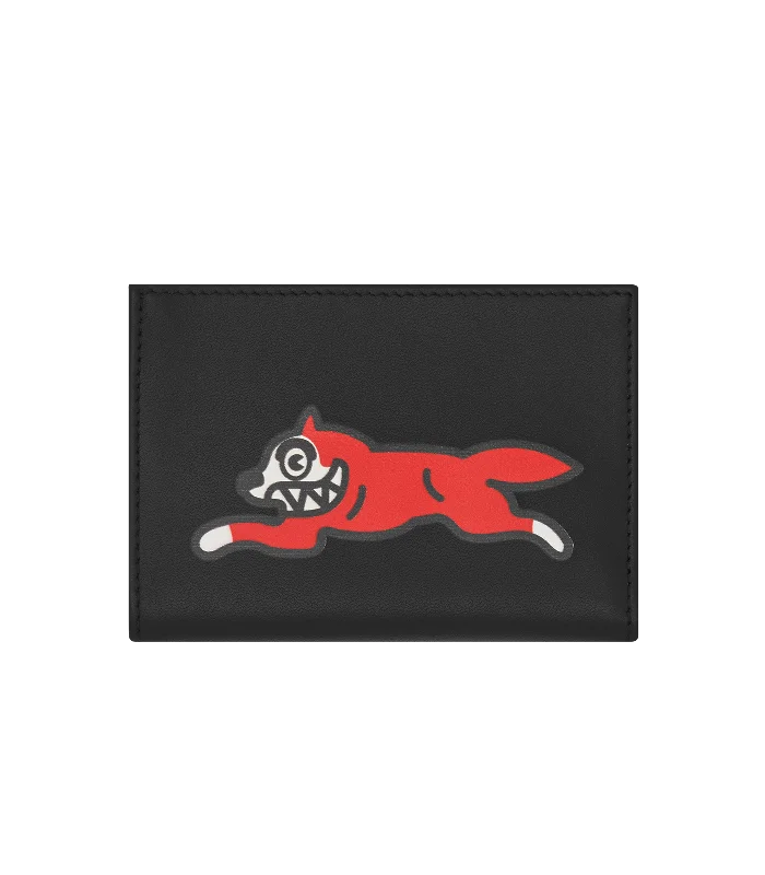 RUNNING DOG CARD HOLDER - BLACK