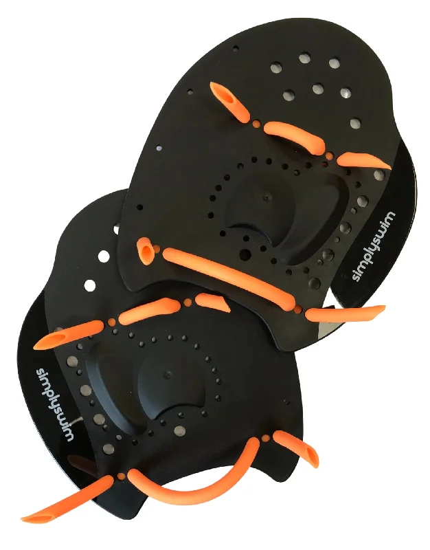 Hand Paddle - Black/Orange