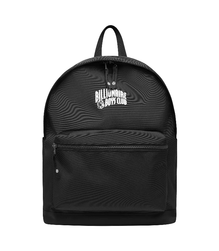 SMALL ARCH LOGO BACKPACK - BLACK