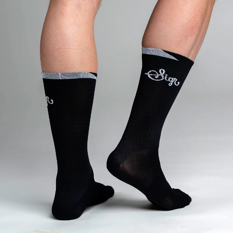 Snok Men's Black Cycling Socks