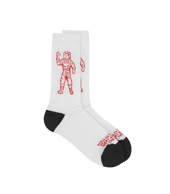 STANDING ASTRO SOCKS - WHITE