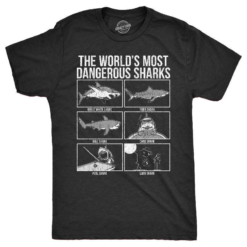 The Worlds Most Dangerous Sharks Men's T Shirt