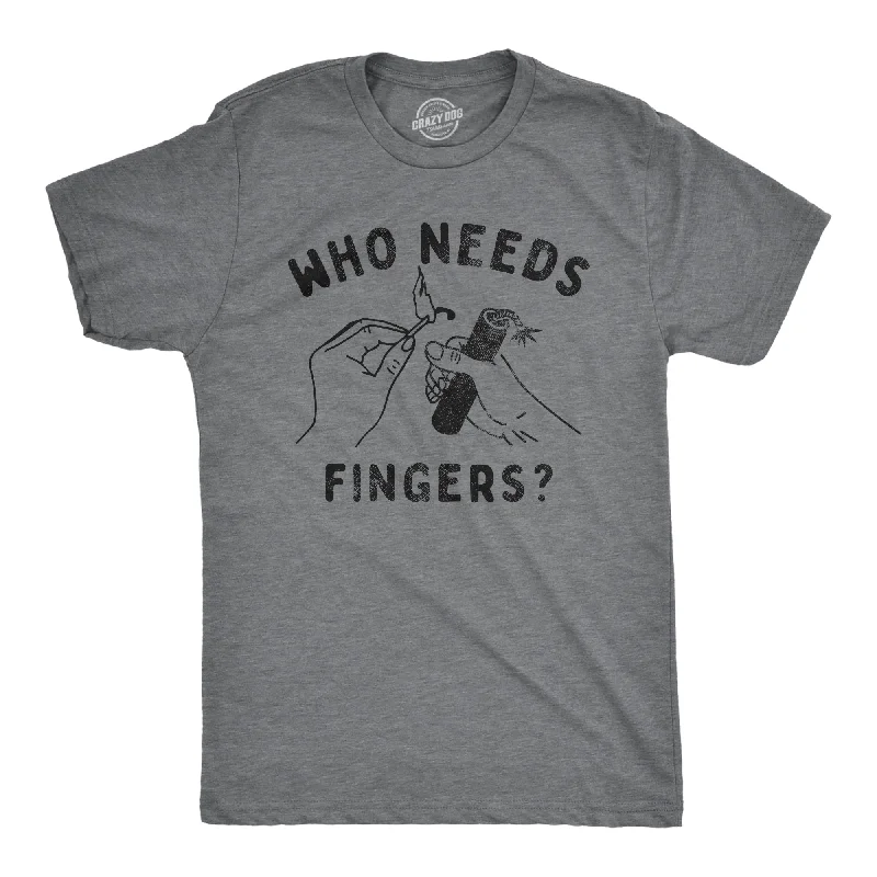 Who Needs Fingers Men's T Shirt