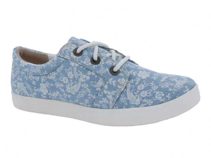 Drew Ruby - Women's Casual Shoe Blue Floral (37)