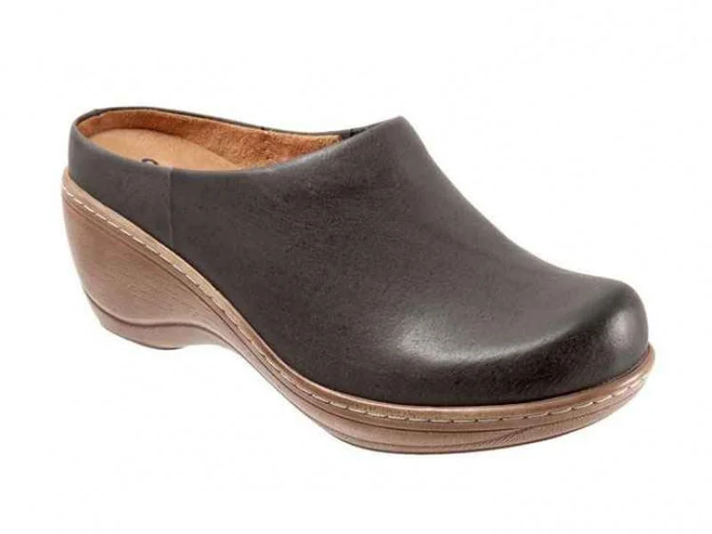 Softwalk Madison - Women's Clog Dark Grey (072)