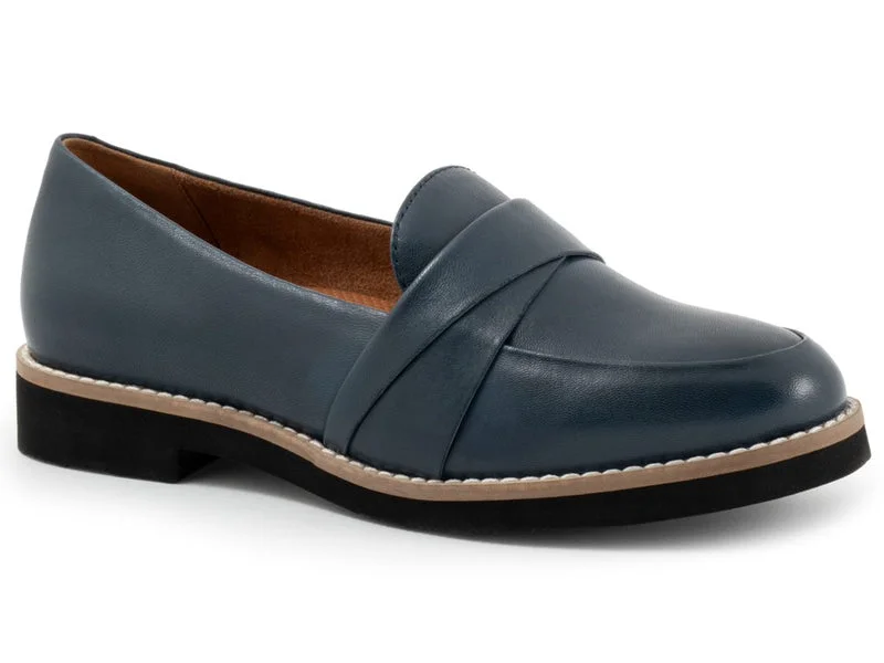 Softwalk Walsh - Womens Loafers Navy (400)