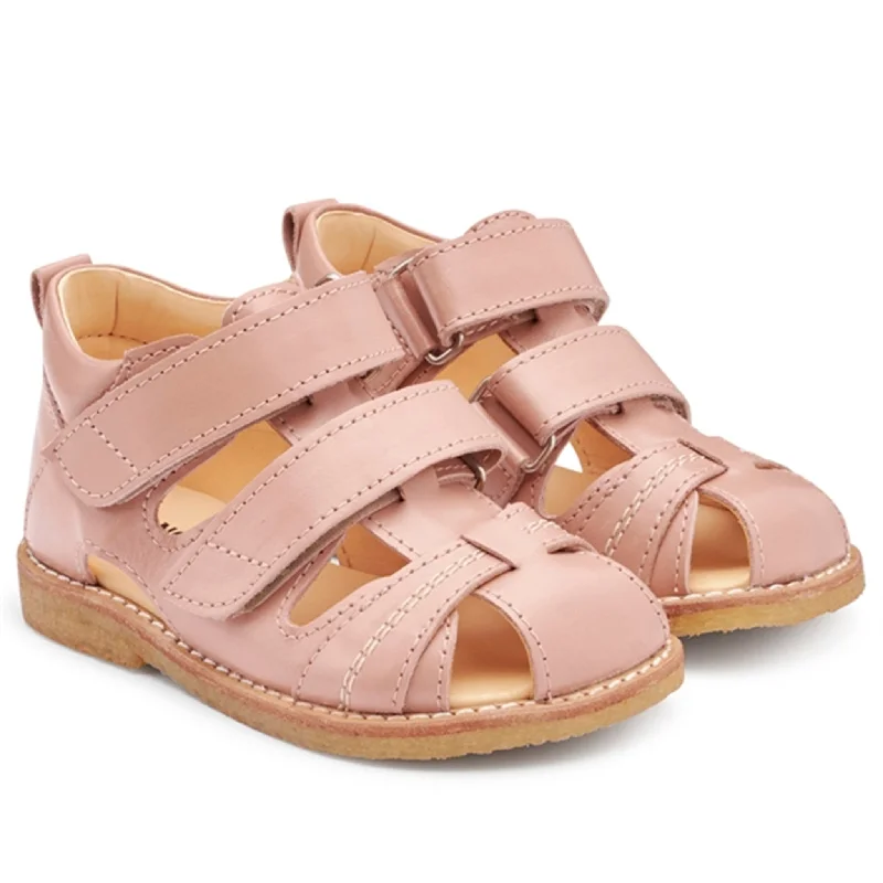 Angulus Starter Sandal W. Velcro Dark Peach