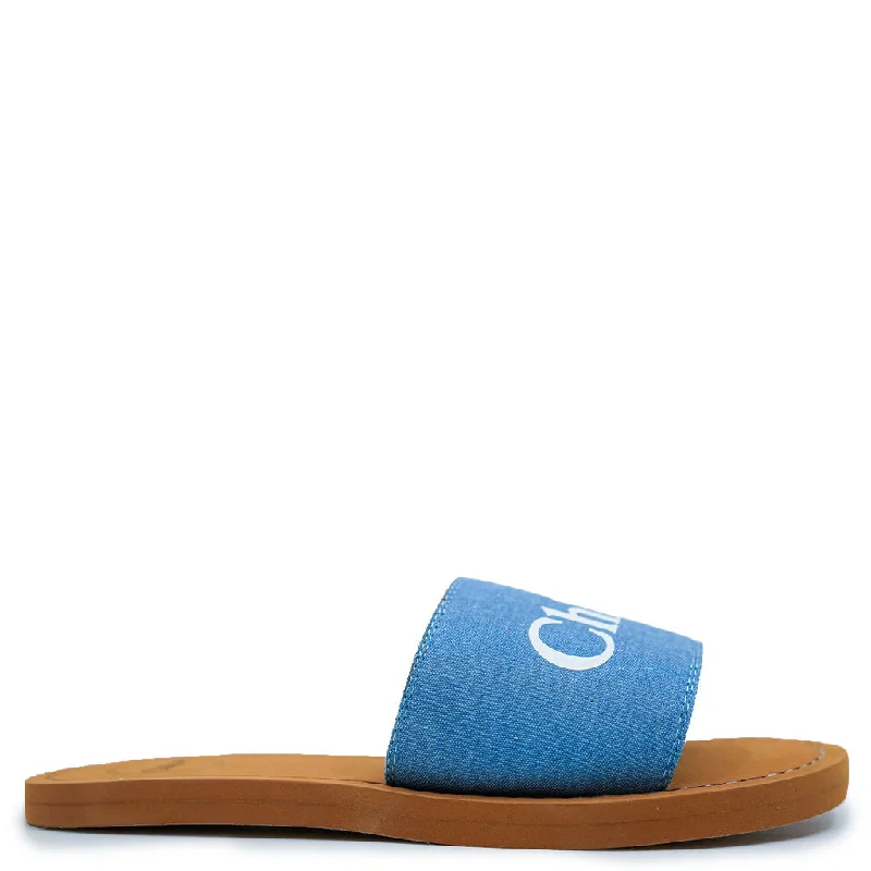 Chloe Denim Blue Mini Me Slide