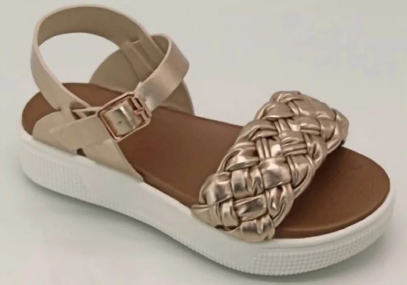 Girls Joley Sandal In Rose Gold