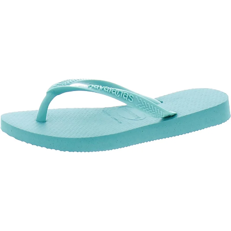 Girls Signature Textured Flip-Flops