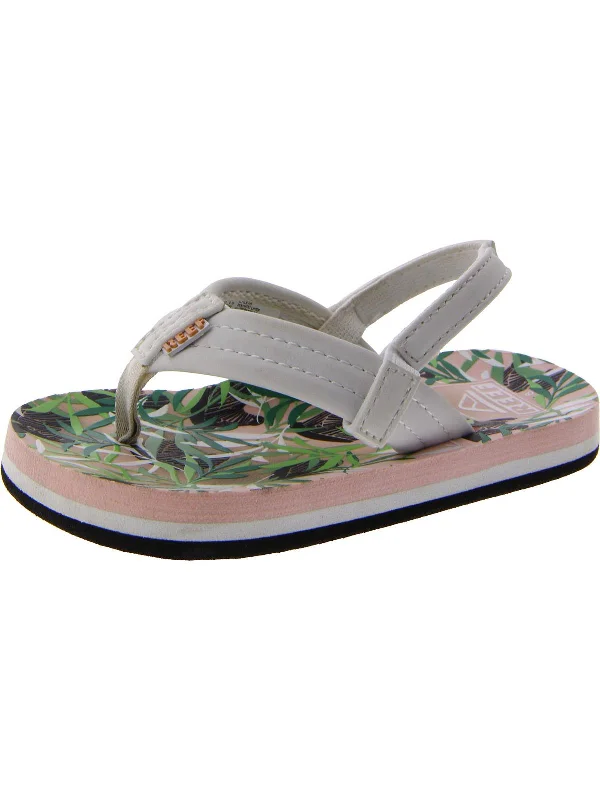 Little Ahi Girls Toddler Light Up Flip-Flops