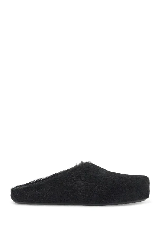 Marni Men's Long-Hai Fussbett Clogs