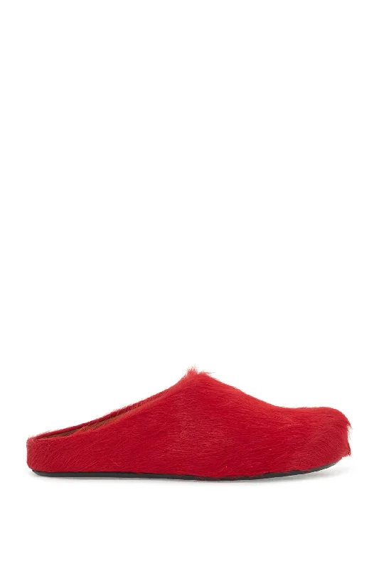 Marni Men's Long-Hai Fussbett Clogs