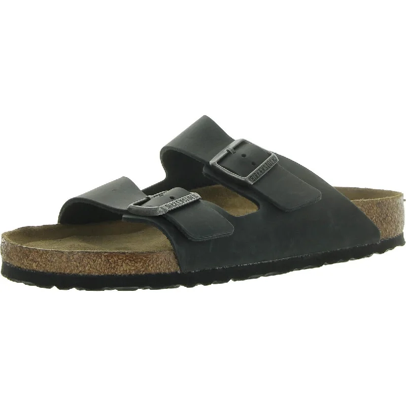 Mens Slip On Open Toe Slide Sandals