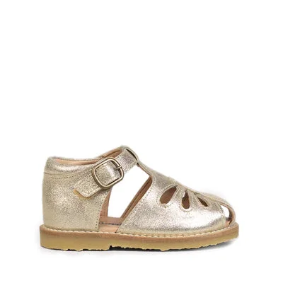 Petit Nord Gold Butterfly Baby Sandal