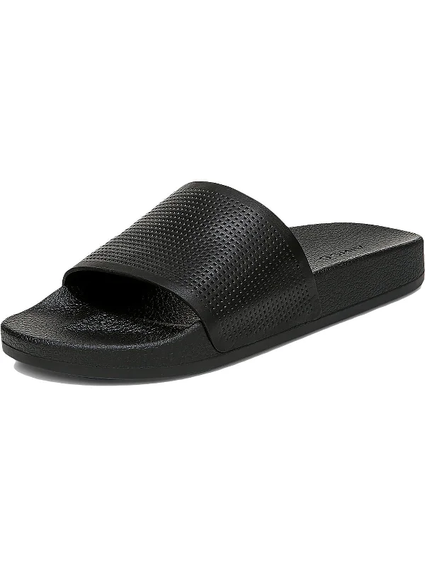 Watley Mens Unisex Leather Slide Sandals