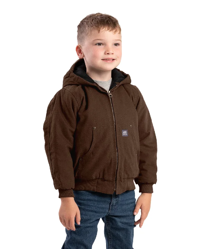 Youth Softstone Duck Hooded Jacket