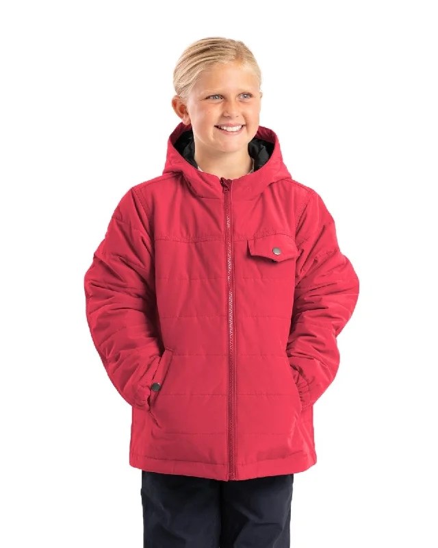 Youth Softstone Micro-Duck Hooded Coat