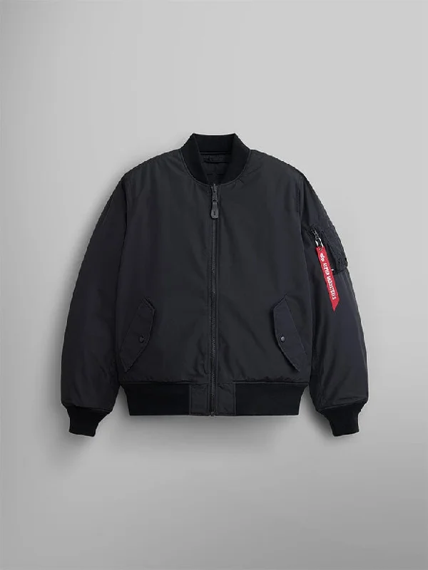 REVERSIBLE ONION QUILTED MA-1 BOMBER JACKET