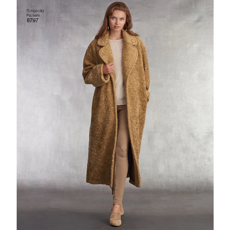 Simplicity Pattern 8797 lined coat