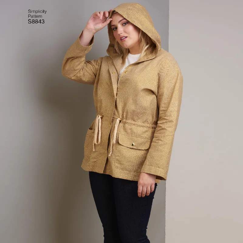 Simplicity Pattern 8843 misses anorak jacket pattern